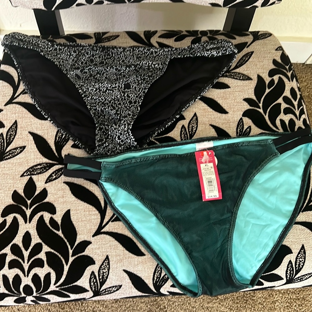 New bathing suit bikini bottoms both XL 1 for $8 2 or 2 for $13
